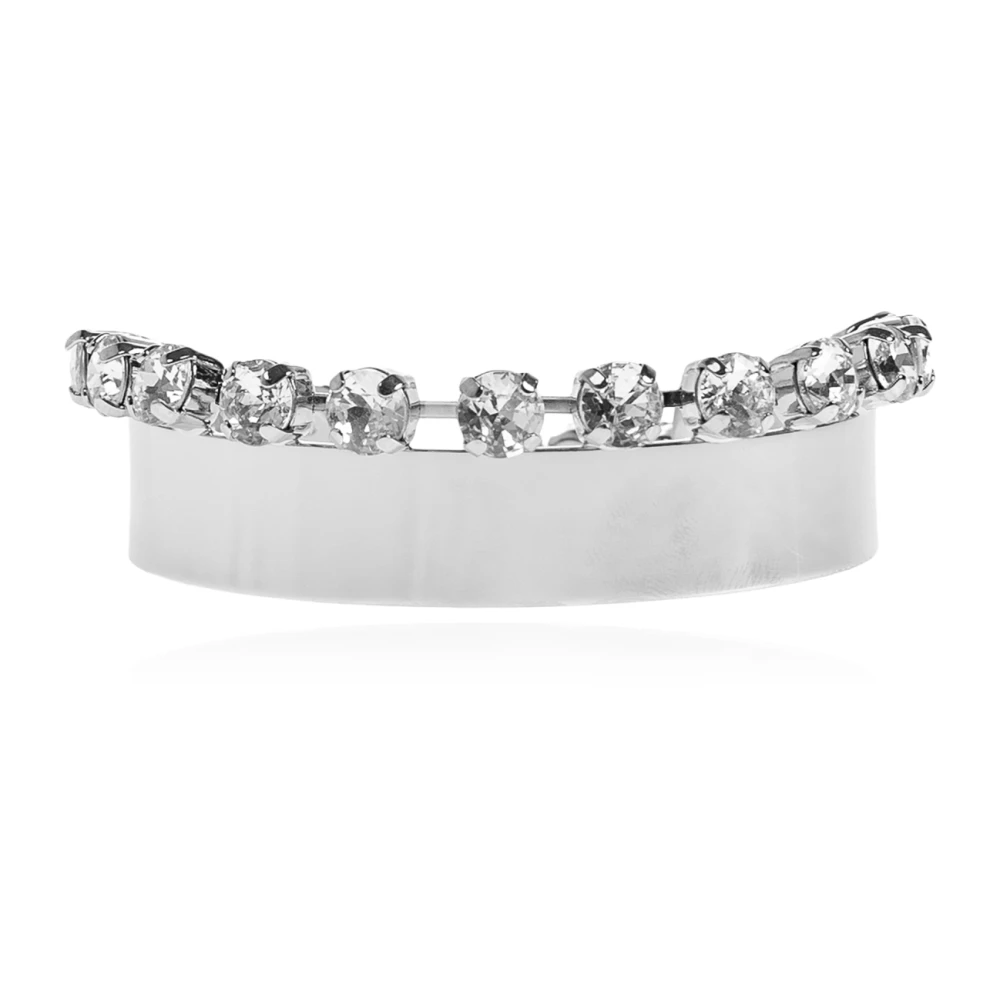 Mm6 Maison Margiela Donna Grigio Accessori, M, New,