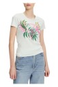 t-shirt-triangle-feuille-vert-col-rond