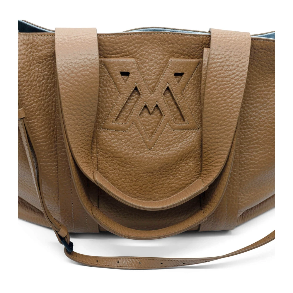 Vic Matié Janis Reverse Double Biskuit-Maxi-Shopper Brown Dames