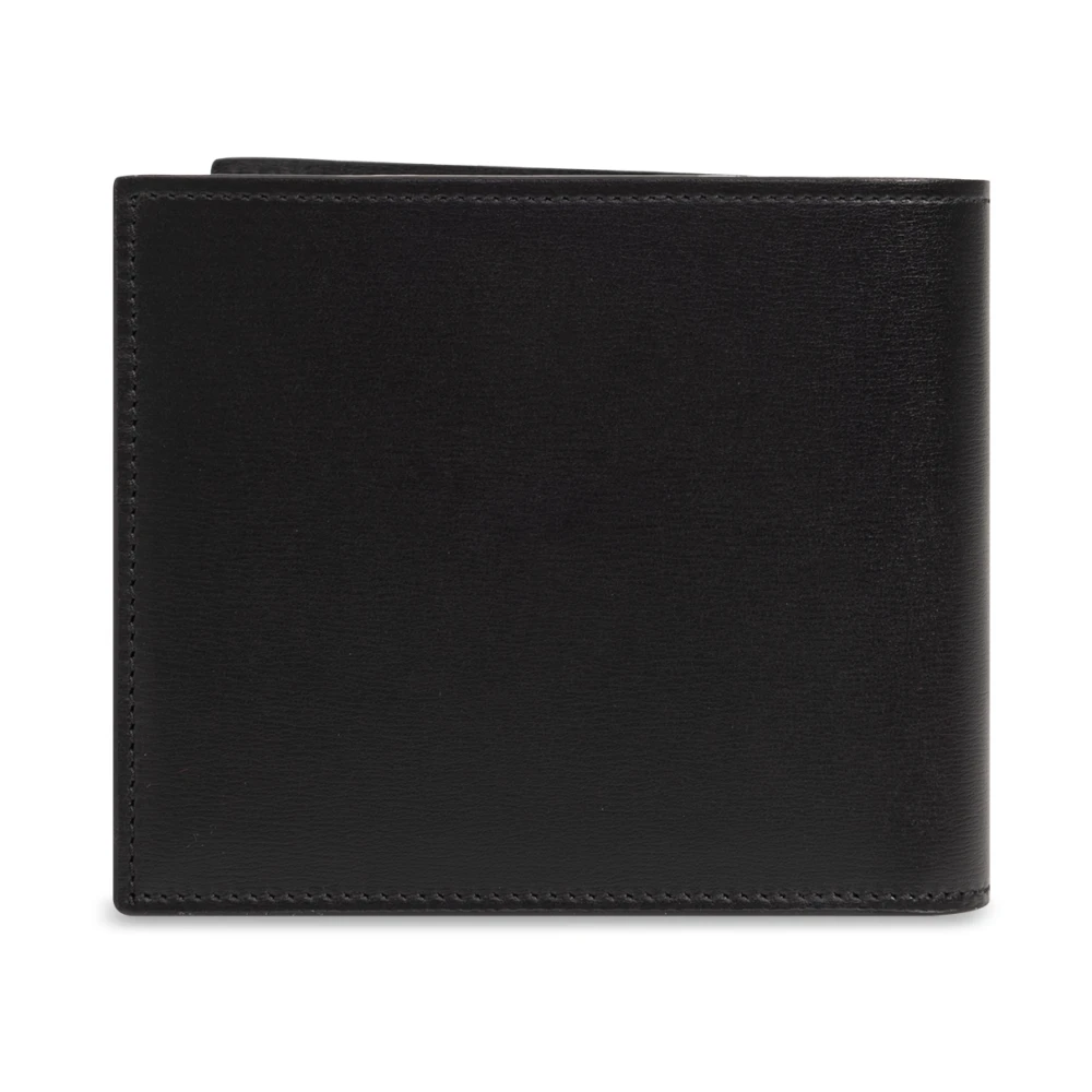 Salvatore Ferragamo Leren portemonnee met logo Black Dames