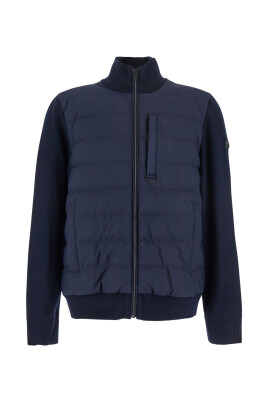 cardigan-bleu-avec-inserts-tricotes