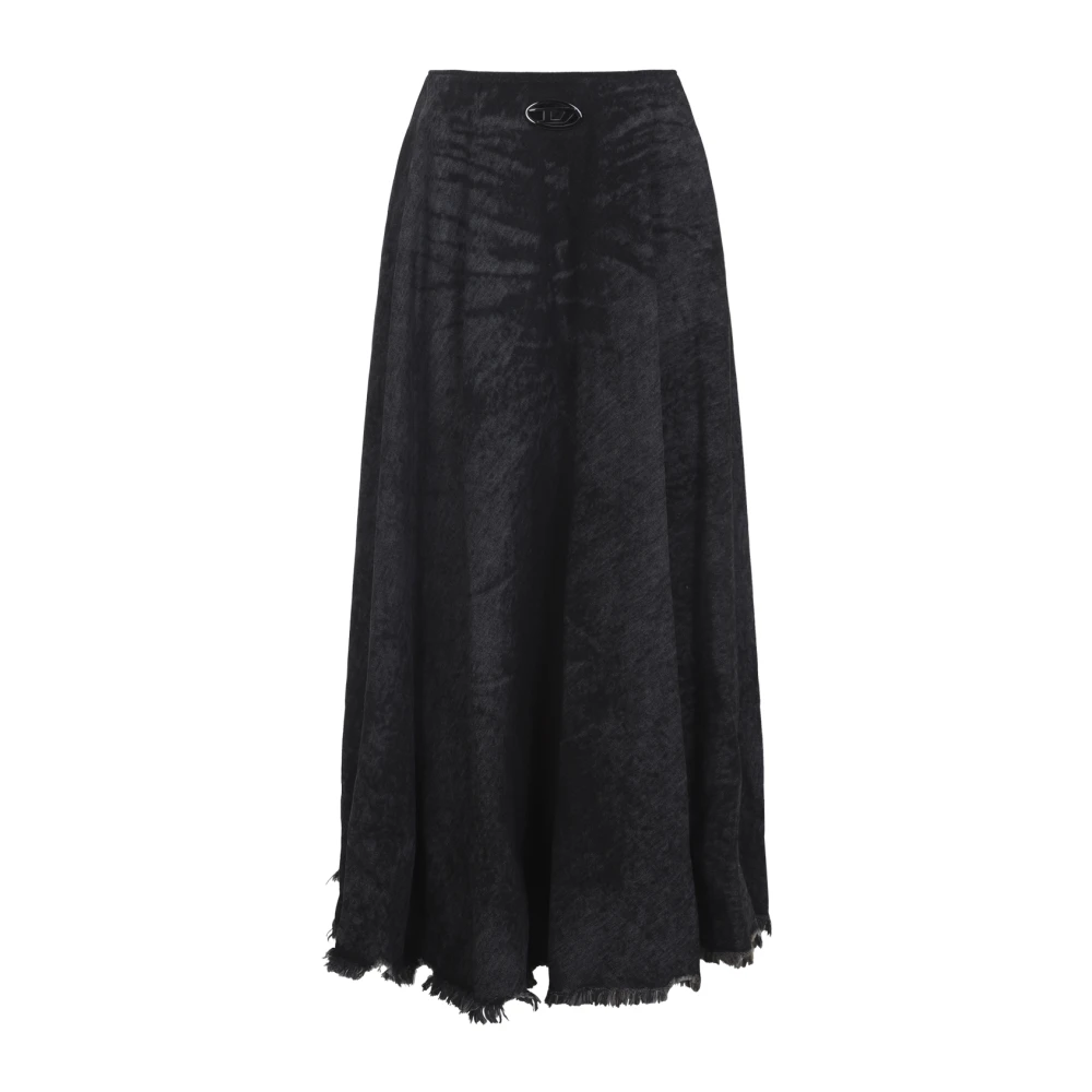 Diesel Women's Black De-Hannie-Fsh Skirt