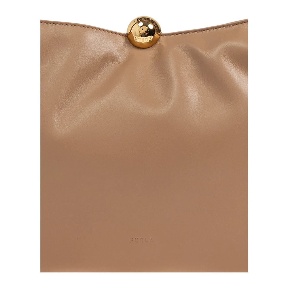 Furla Schoudertas 'Sfera Soft Medium' Beige Dames