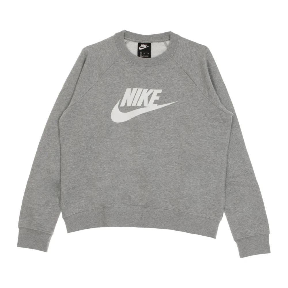 Nike Essential Crew HBR Sweatshirt Gray Dames