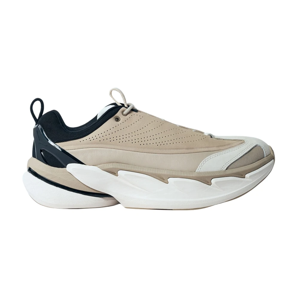 Hoka One One Gray Outdoor Shoes, Female, 2 Uk, Nabuk Leather Chunky Sole Trainers