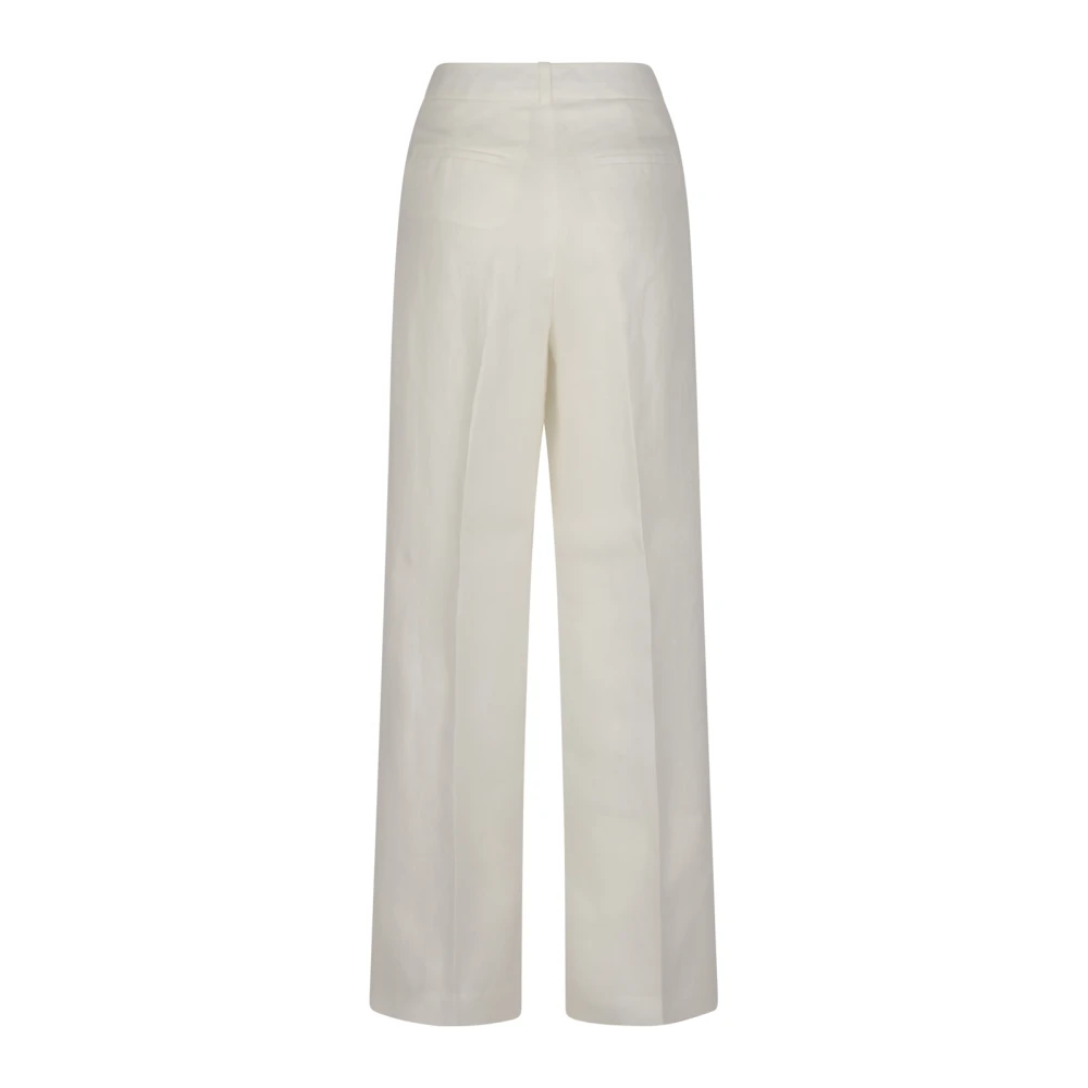 PESERICO Gabardine Damesbroek White Dames