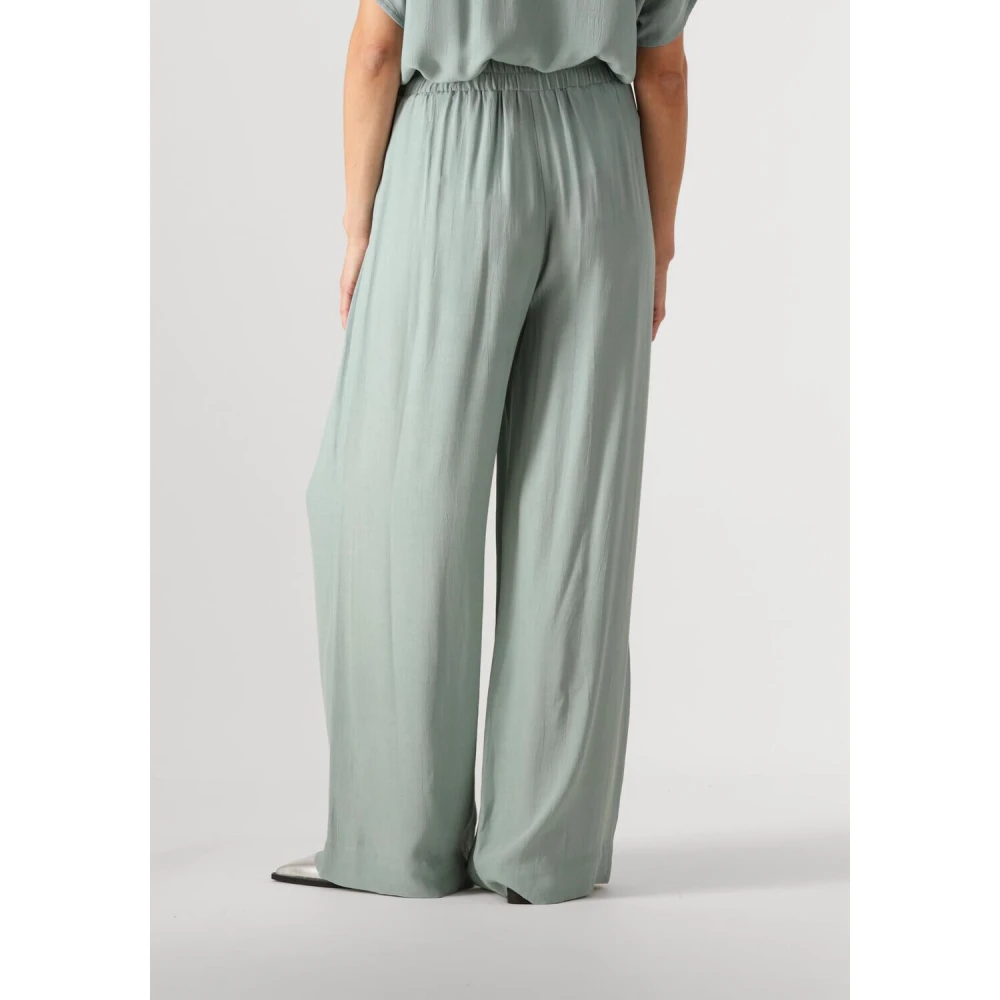 By-Bar Groene Viscose Broek Stijlvol Comfort Green Dames