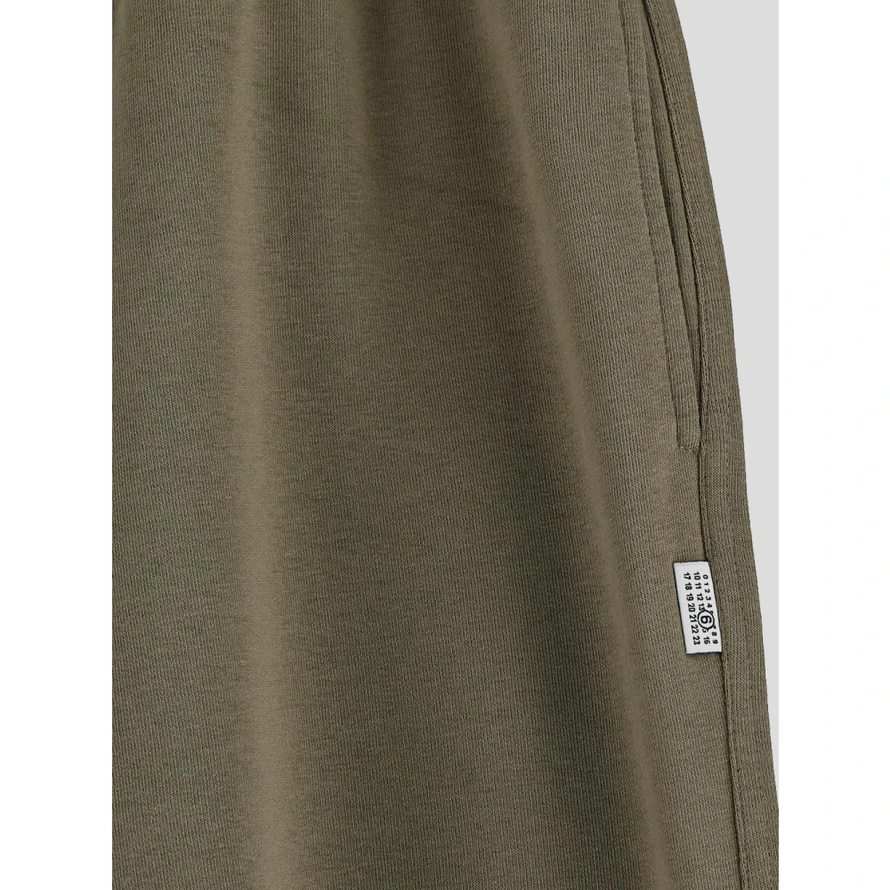 MM6 Maison Margiela Wijde Pijpen Jogger Green Heren