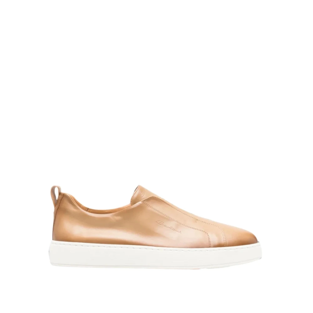 Santoni Victory Sneakers Heren Schoenen Bruin