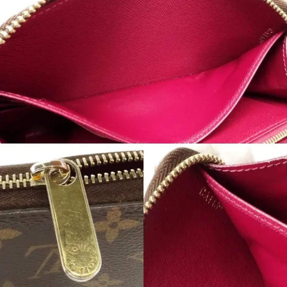 Louis Vuitton Vintage Pre-owned Fabric wallets Brown Dames