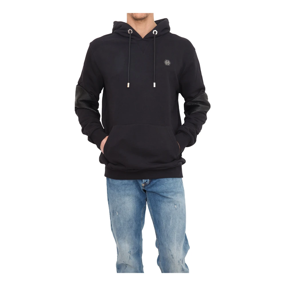 Philipp Plein Men's Black Hoodie Sweatshirt - Hoodies - M - Sweatshirts & Hoodies