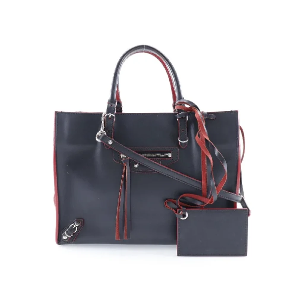 Balenciaga Vintage Pre-owned Leather handbags Black Dames