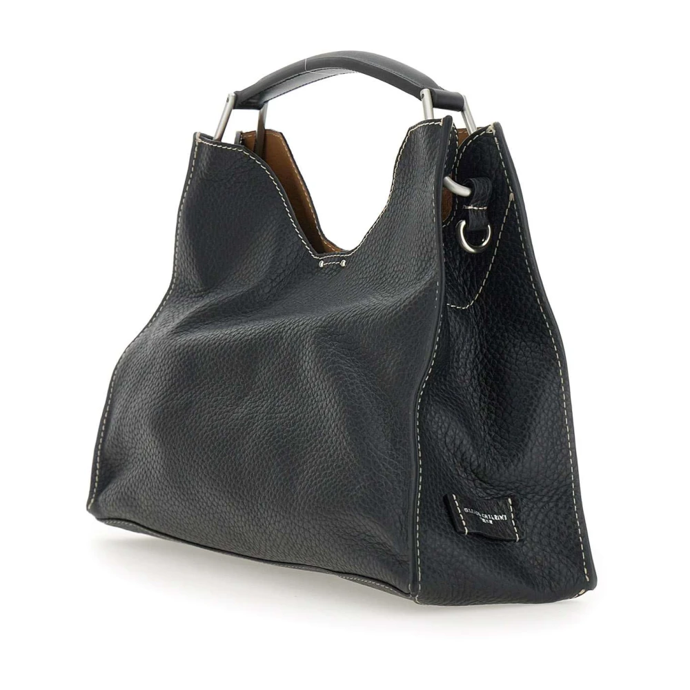 Gianni Chiarini Zwarte Leren Handtas Black Dames