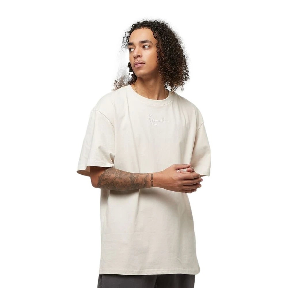Karl Kani Witte Signature Tee White Heren