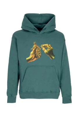 Grön Hoodie Herr Stil