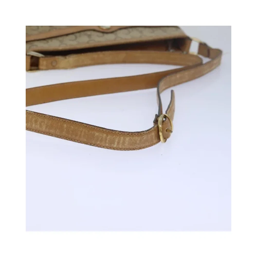 Celine Vintage Pre-owned Leather celine-bags Beige Dames