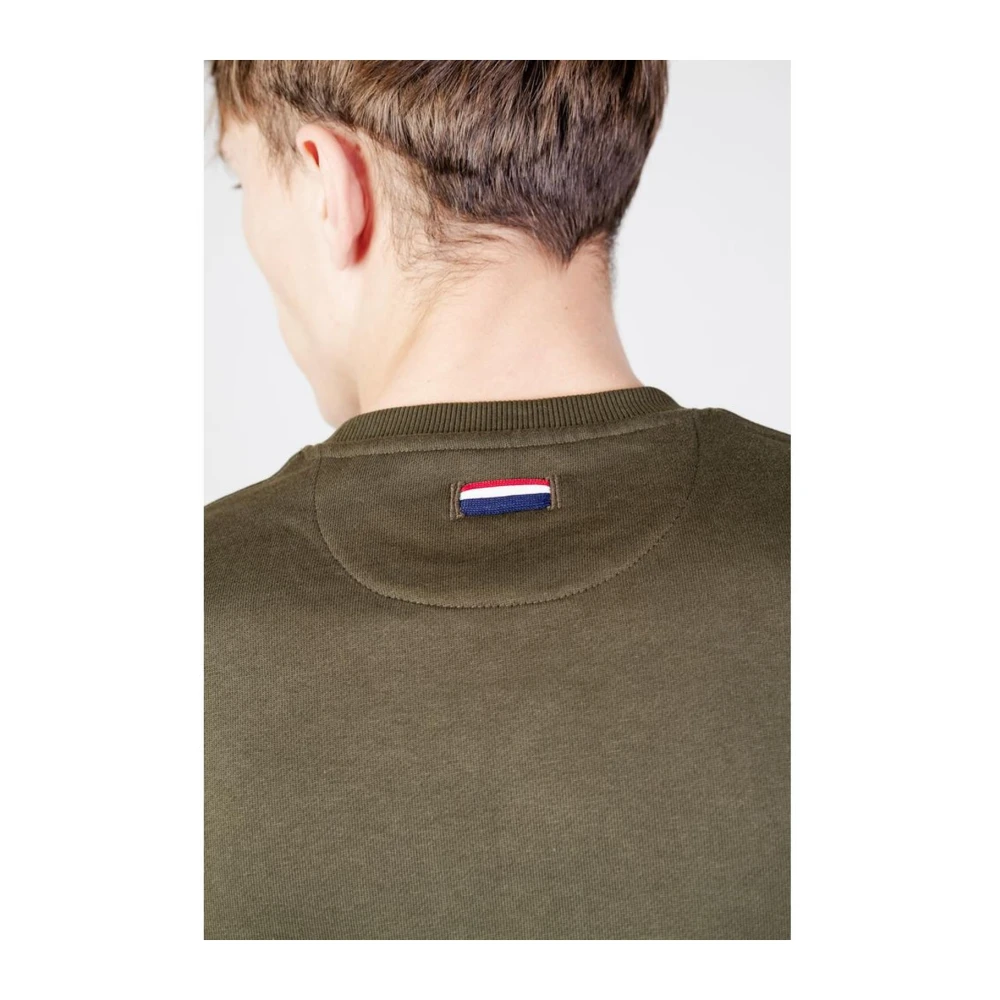 U.s. Polo Assn. Katoenen Hoodie Trui Herfst Winter Collectie Green Heren