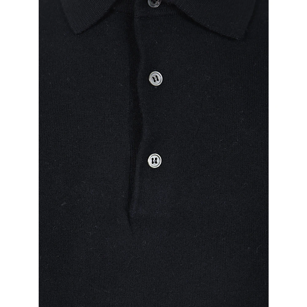 Filippo De Laurentiis Kasjmierwol Polo Neck Sweater Black Heren