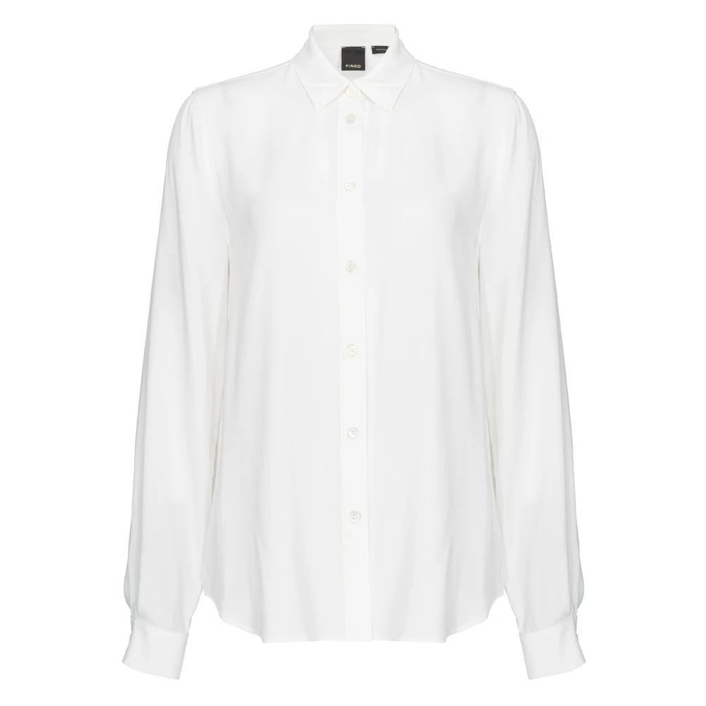 Pinko Vit Kräm Skjorta Elegant Stil