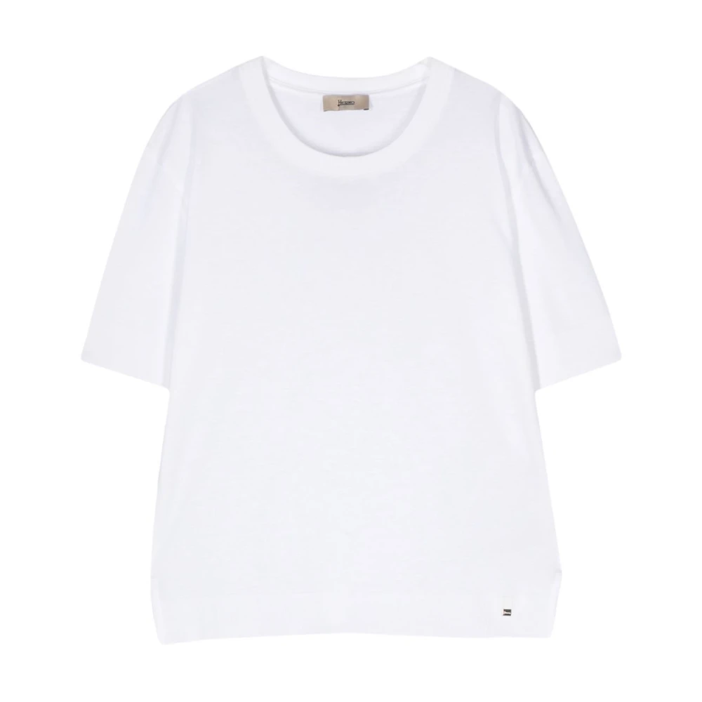 Herno Mujer Blanco Camisetas, Talla: S