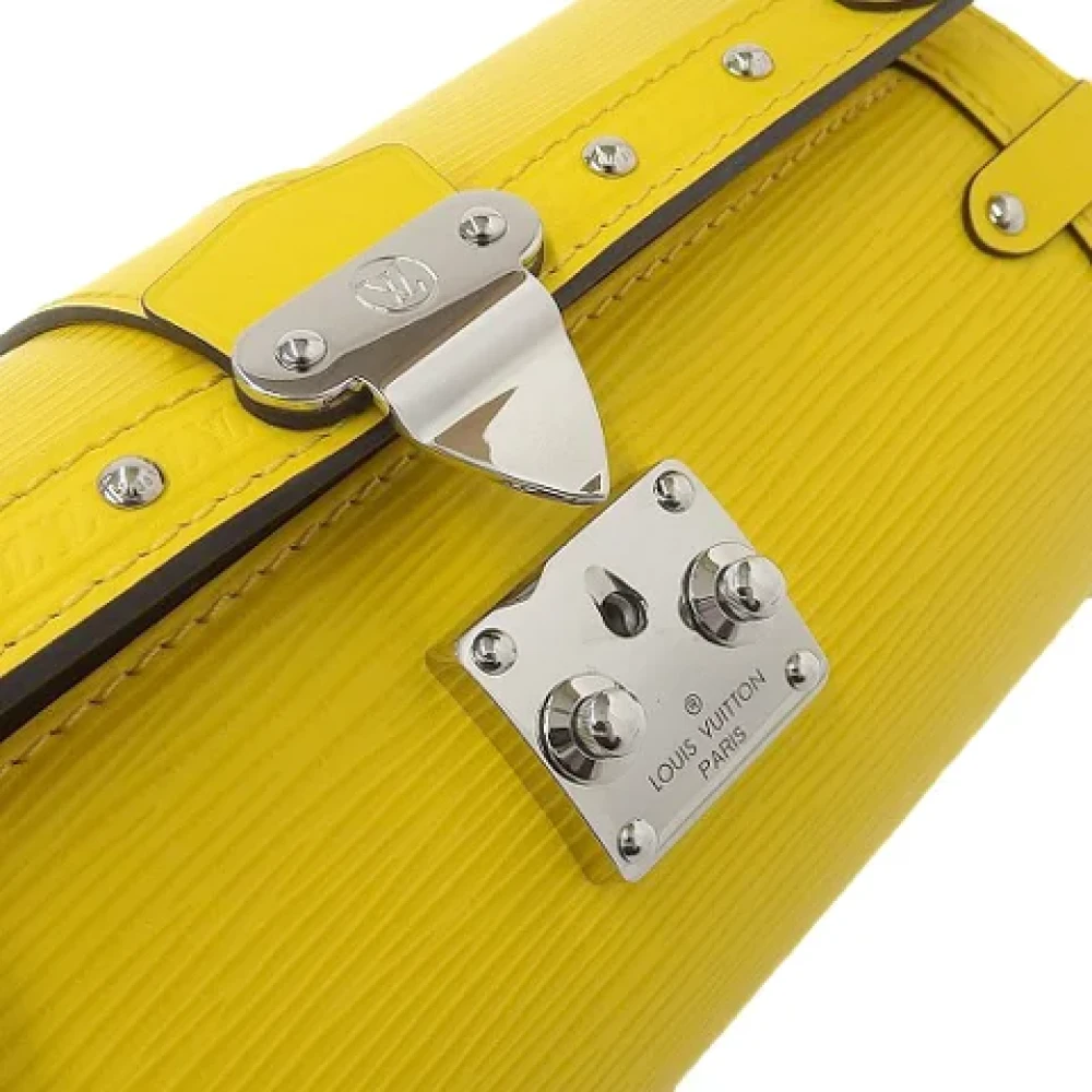 Louis Vuitton Vintage Pre-owned Fabric louis-vuitton-bags Yellow Dames