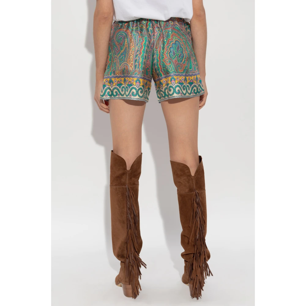 ETRO Zijden shorts Multicolor Dames