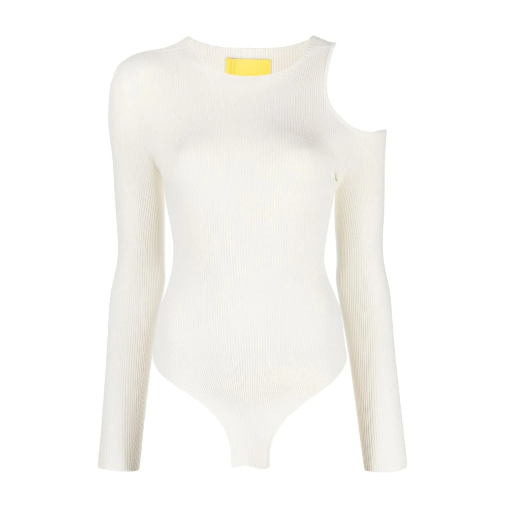 Aeron Beige Full-Body, Female, L, Ribbed Cut-Out Body