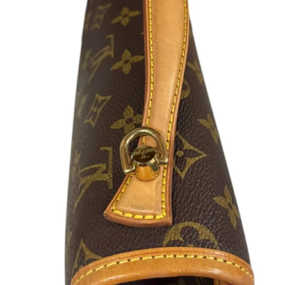 Louis Vuitton Vintage Pre-owned Canvas shoulder-bags Brown Dames