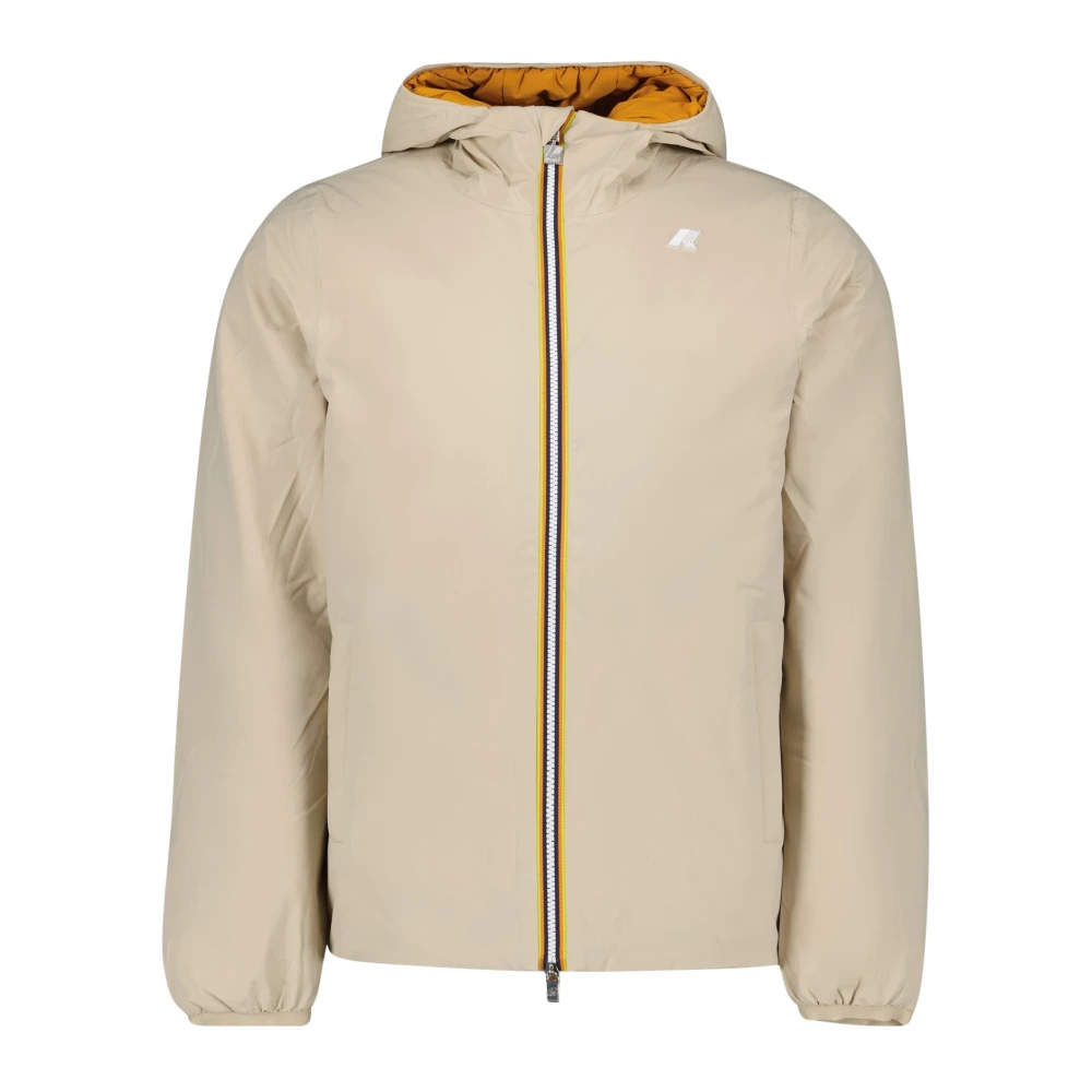 K-Way Herren Beige Jacken, Xlgröße: