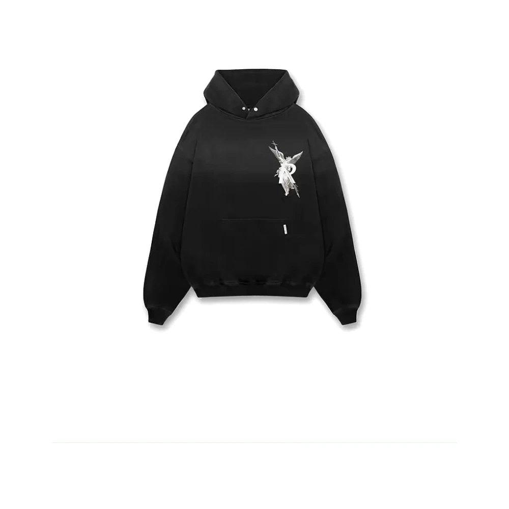 Represent Archangel Hoodie Sweatshirt 100% Katoen Black Heren