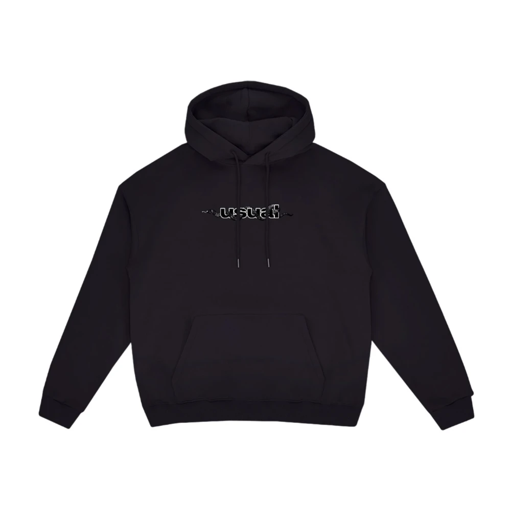 Usual Vergif Hoodie in zwart polyester Black Heren