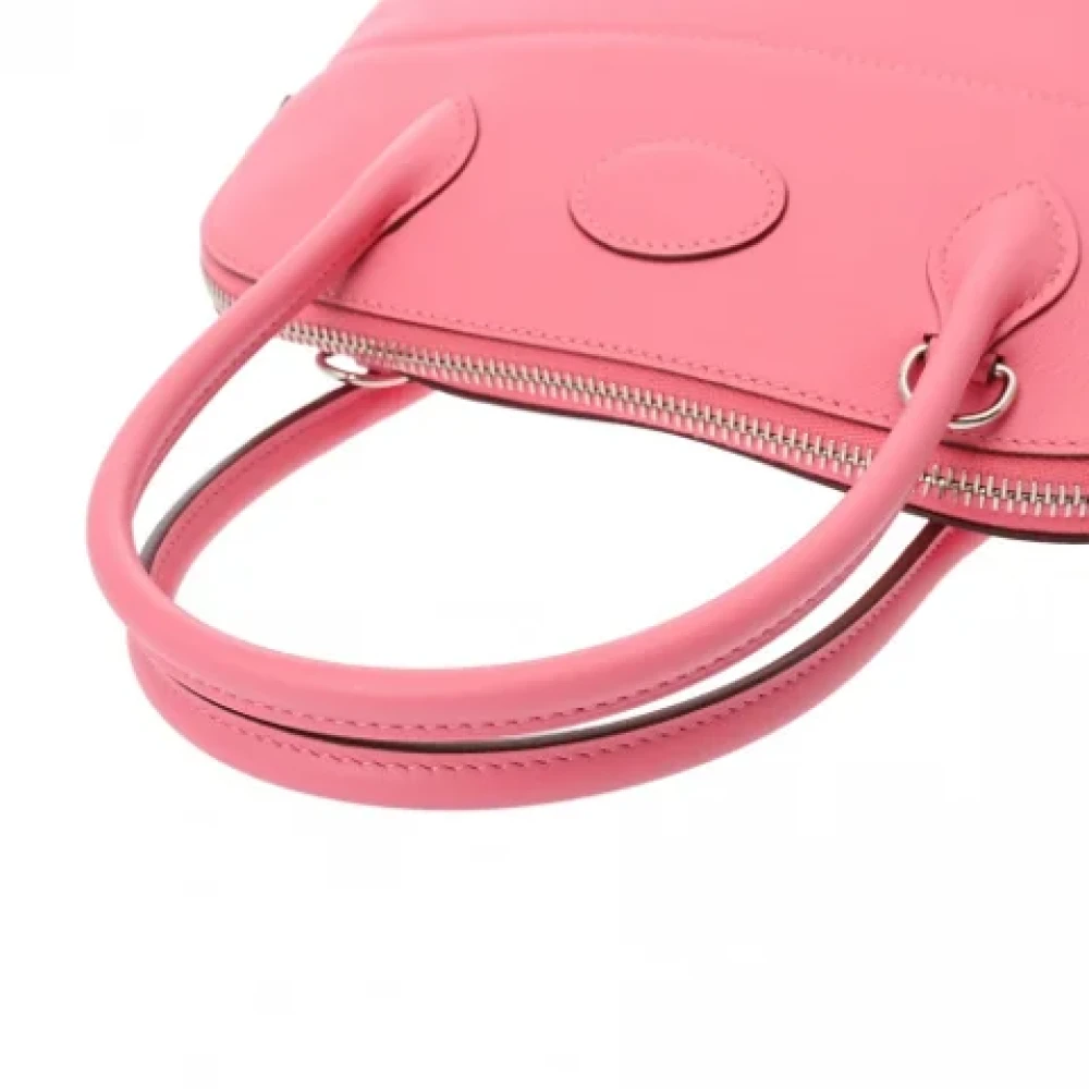 Hermès Vintage Pre-owned Leather handbags Pink Dames