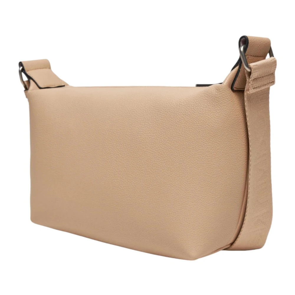 Calvin Klein Webbing Schoudertas Herfst Winter Collectie Beige Dames