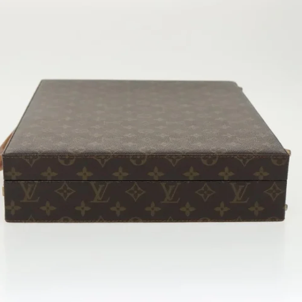 Louis Vuitton Vintage Pre-owned Canvas briefcases Brown Dames