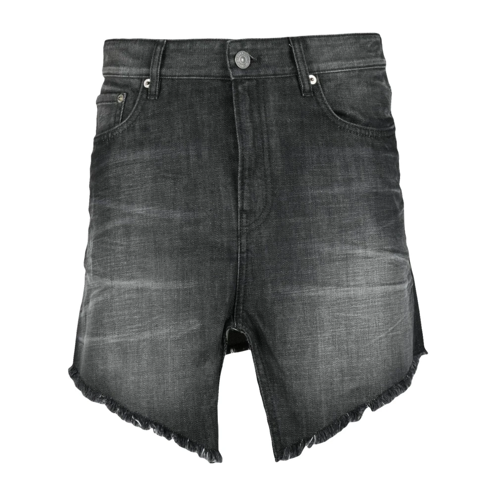 Balenciaga Katoenen Bermuda Shorts Black Dames