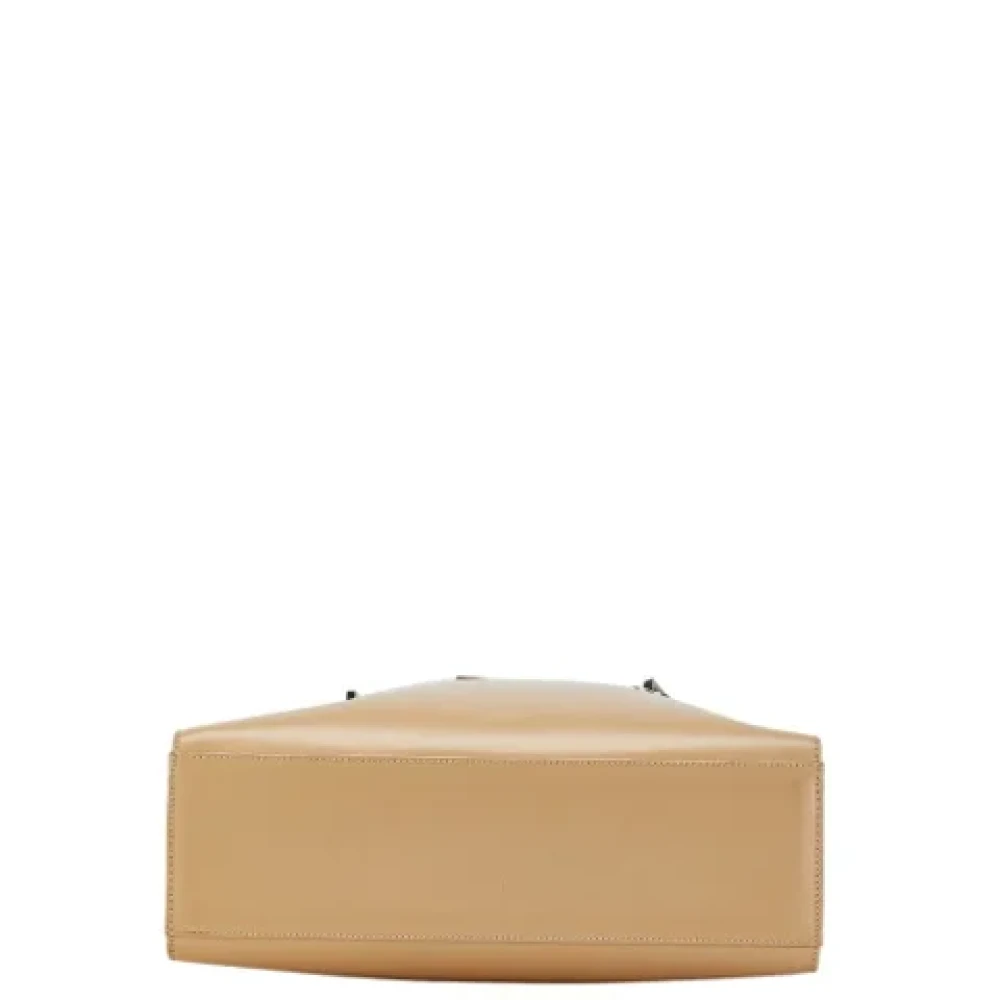 Gucci Vintage Pre-owned Leather gucci-bags Beige Dames