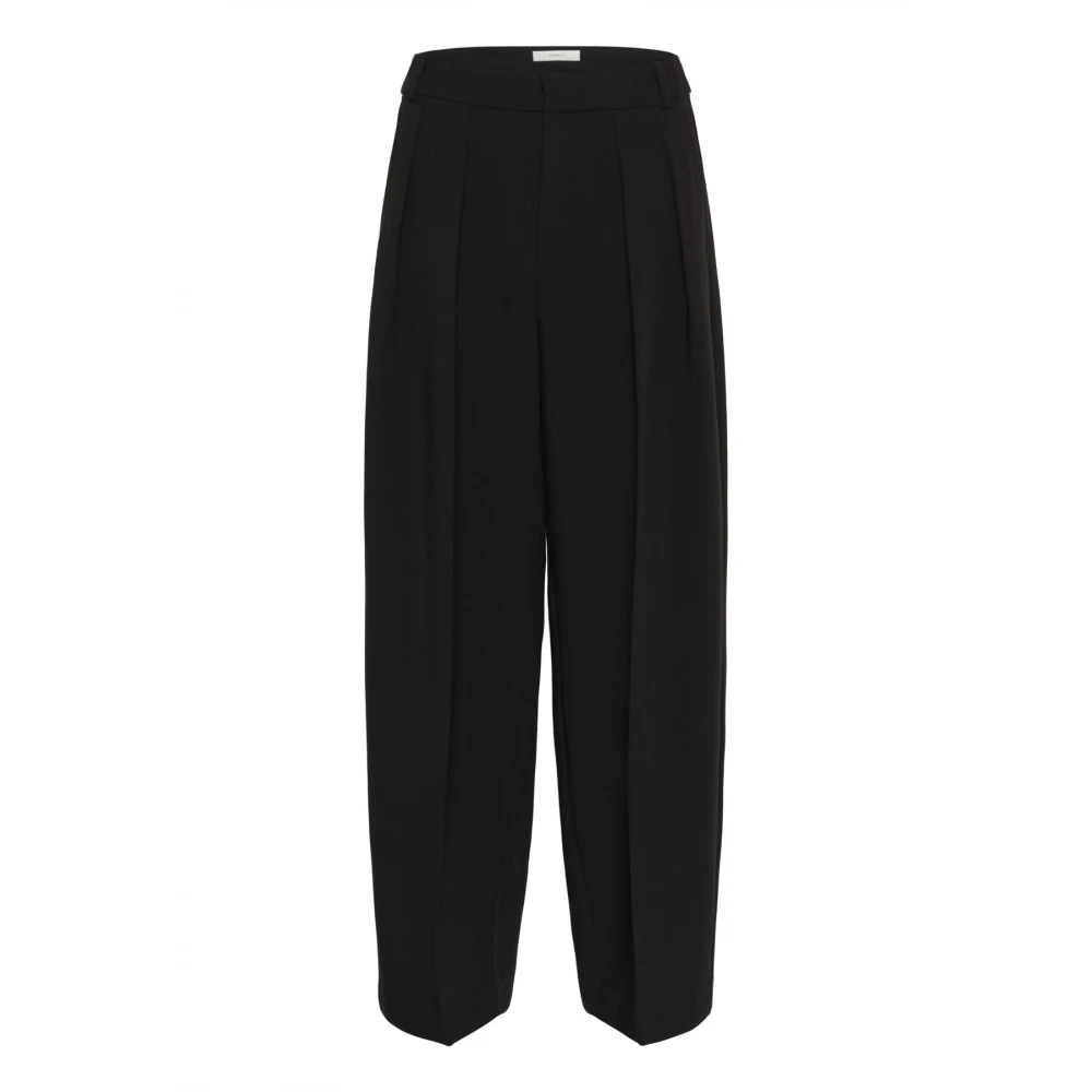 Inwear Black Tapered Trousers, Female, 3XL, Wide Leg Trousers