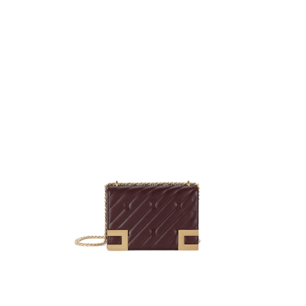 Elisabetta Franchi Stijlvolle Handtas voor Trendy Vrouwen Brown Dames