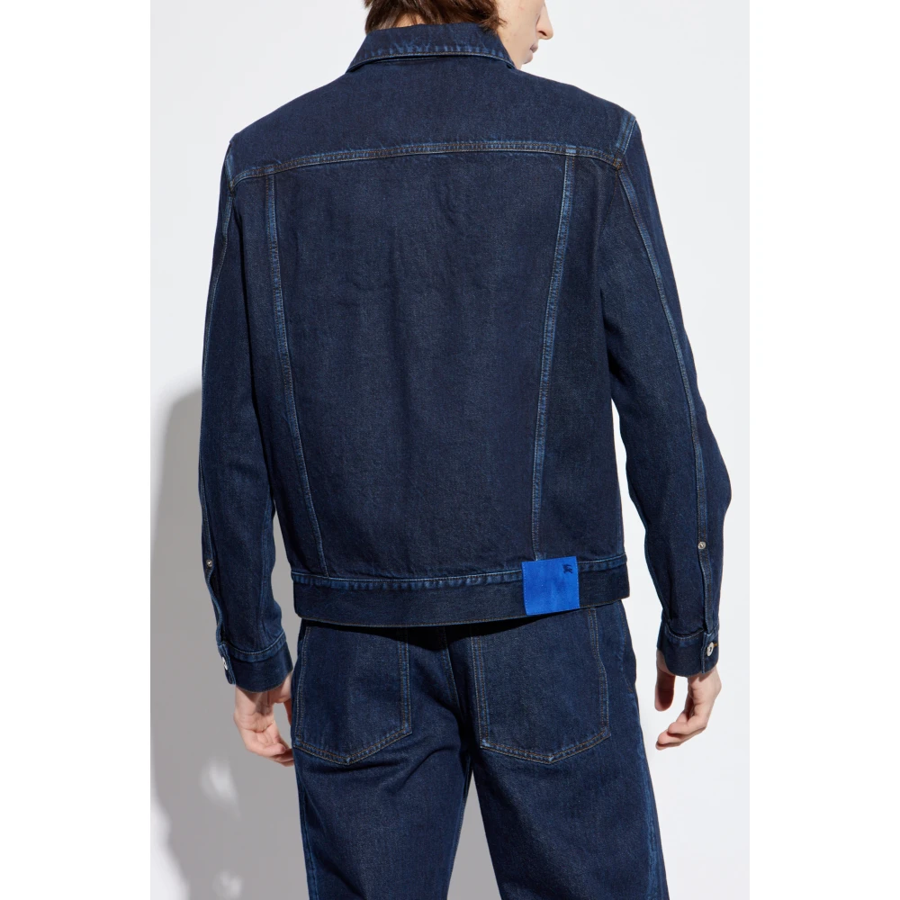 Burberry Denim jas Blue Heren