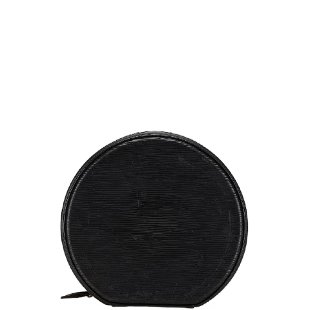 Louis Vuitton Vintage Pre-owned Leather handbags Black Dames