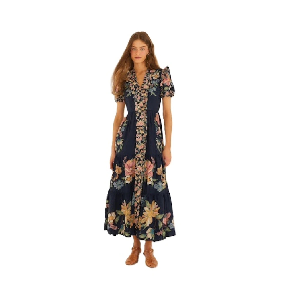 Farm Rio Women's Maira Floral Maxi Dress