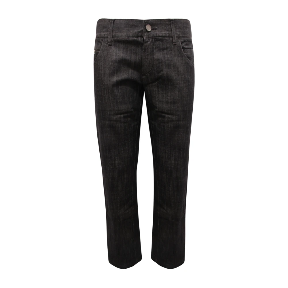 Dolce & Gabbana Men's Black Italian Denim Trousers