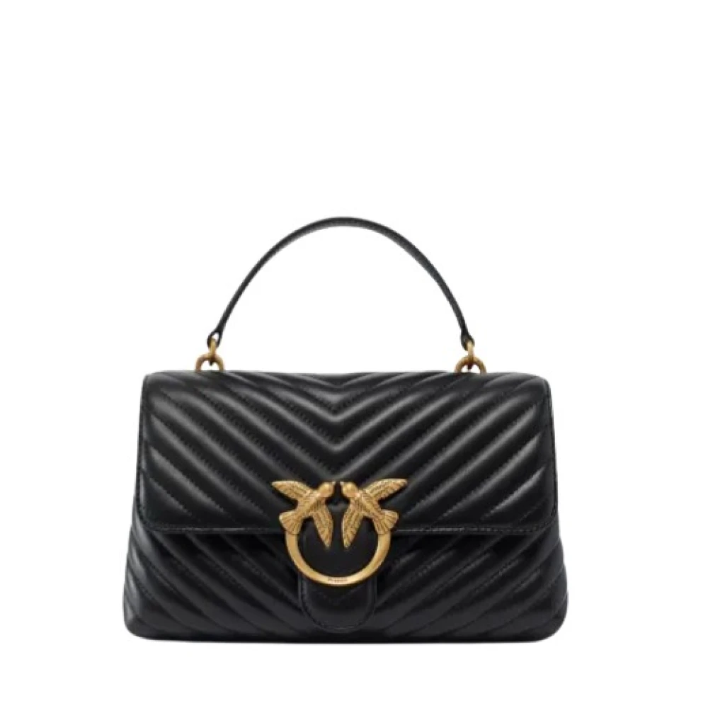 Pinko Stijlvolle Zwarte Tassen Black Dames