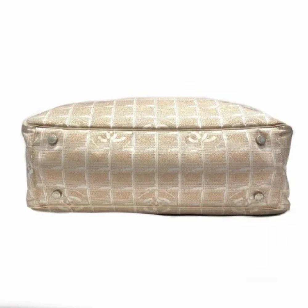 Chanel Vintage Pre-owned Nylon chanel-bags Beige Dames