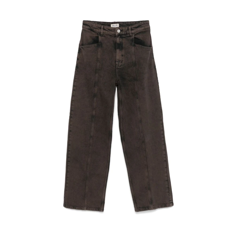 BAUM UND PFERDGARTEN Chocoladebruine Jeans met Verborgen Sluiting Brown Dames