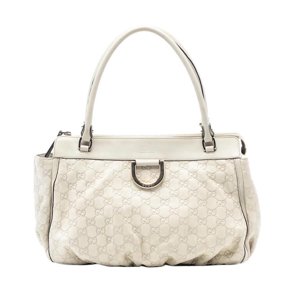 Gucci Vintage Donna Bianco Pre-Owned, Taglia Unica, Used,