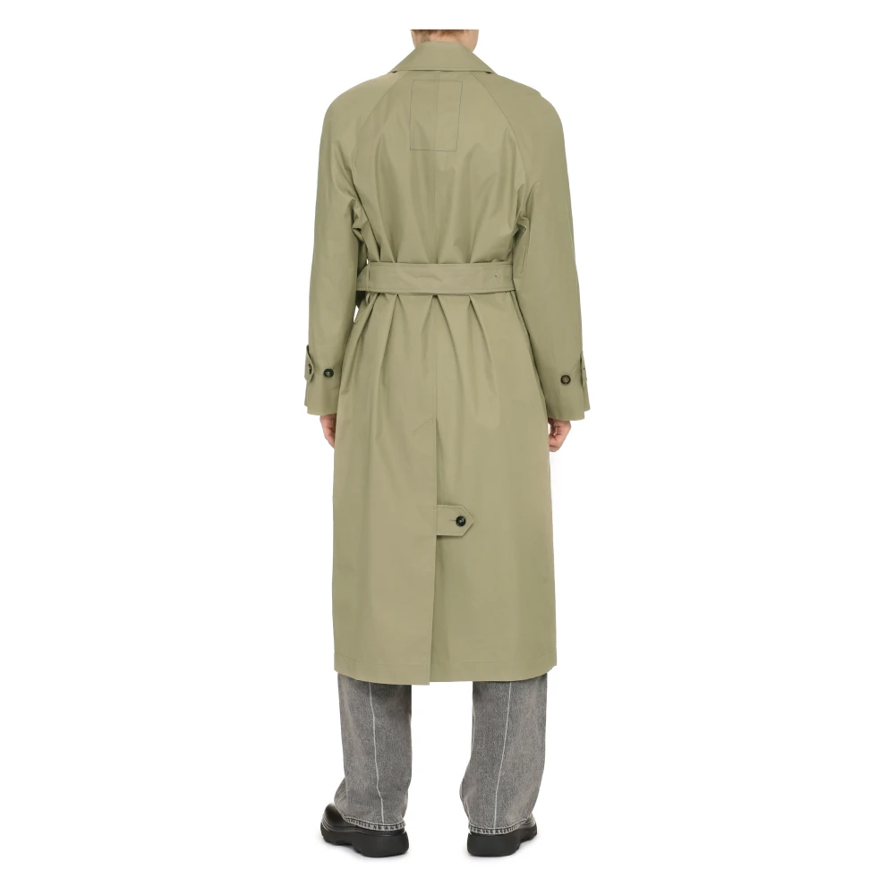 Burberry Klassieke Katoenen Trenchcoat Beige Dames