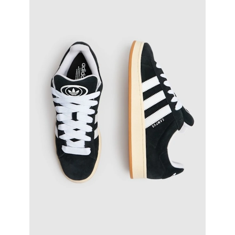 Adidas Zwarte Campus Adv Sneakers Suède Black Heren