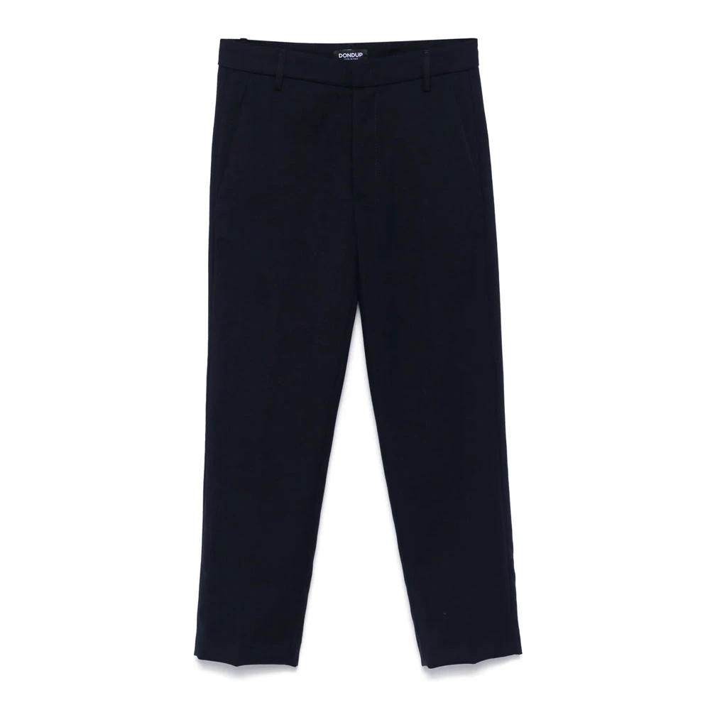 Dondup Ritsbroek met Wol en Katoen Blue Heren