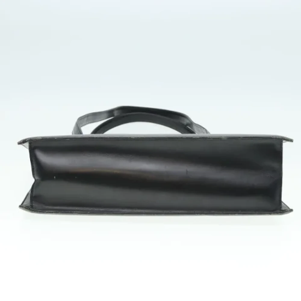 Burberry Vintage Pre-owned Leather handbags Black Dames